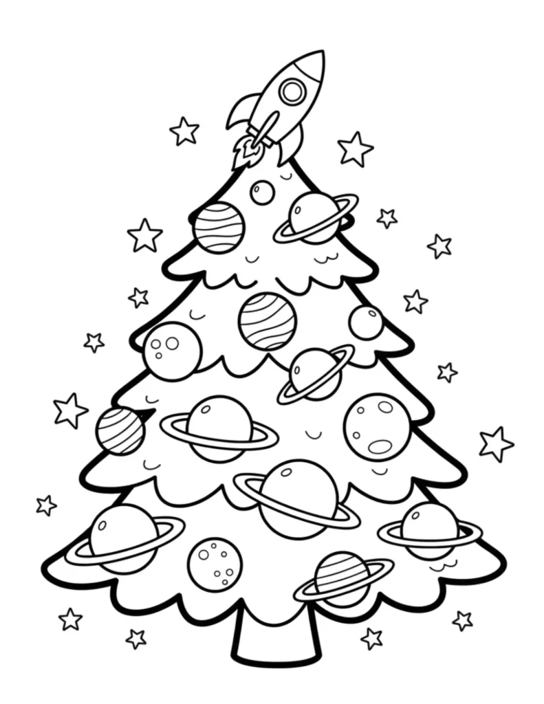 Outer Space Christmas Tree