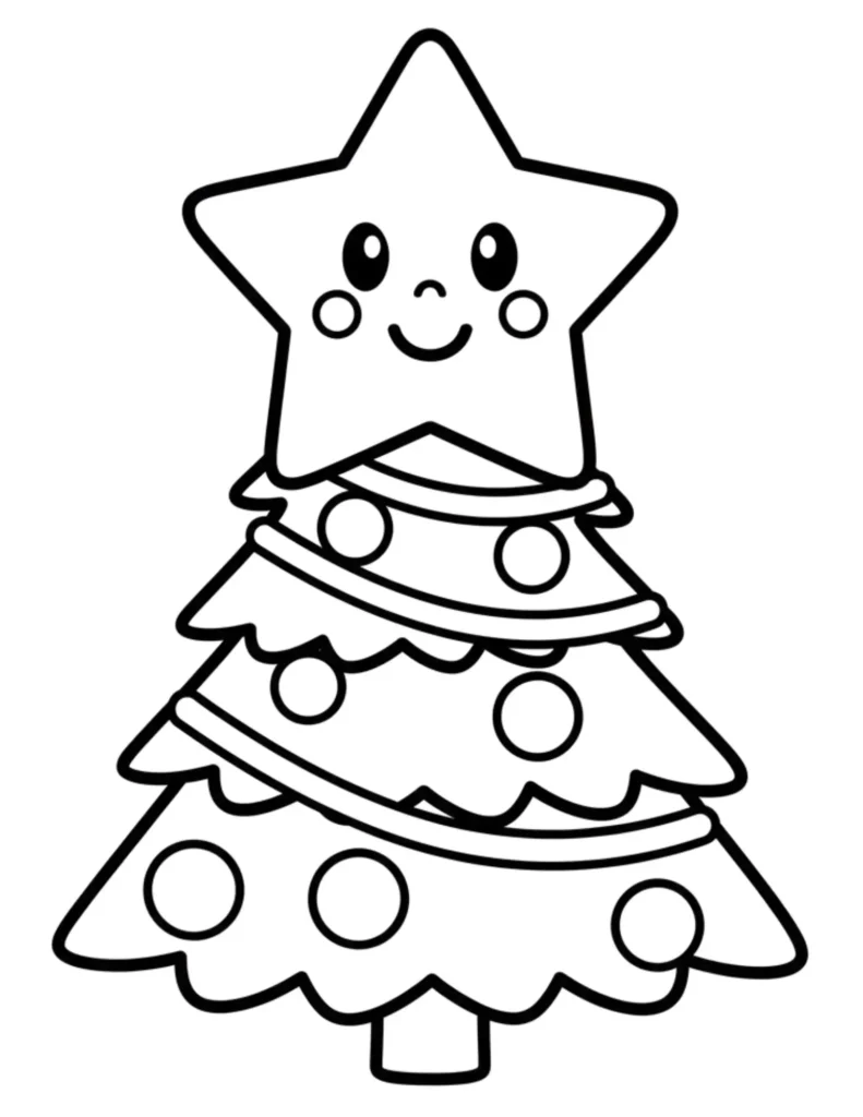 Star on Top of Christmas Tree