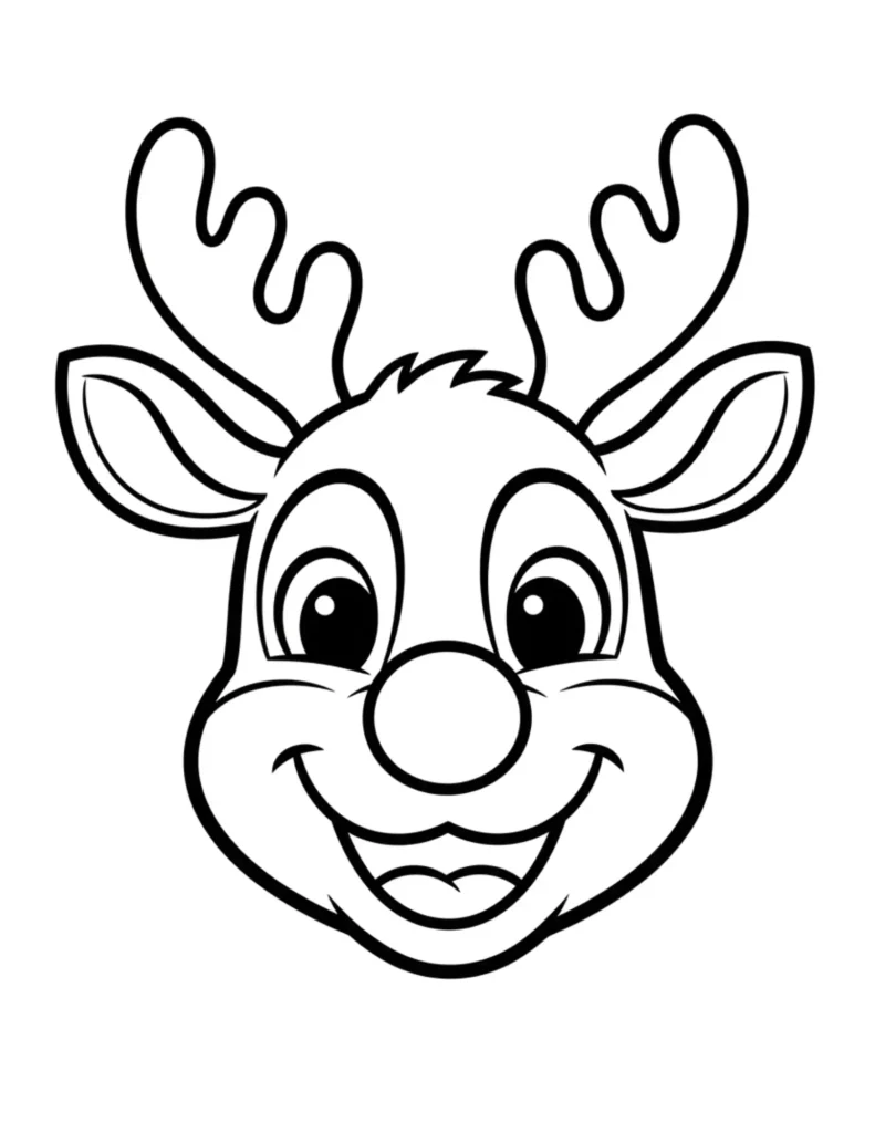 Cute Reindeer Face