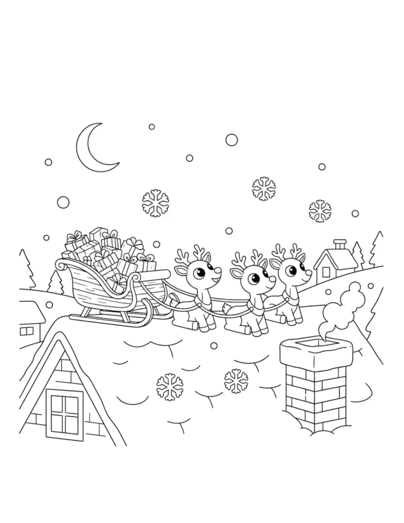 Reindeer on Rooftops