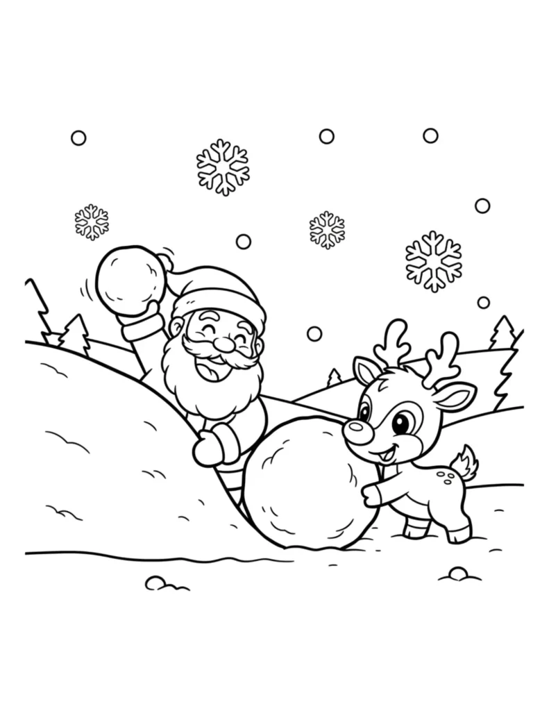 Santa Snowball Fight